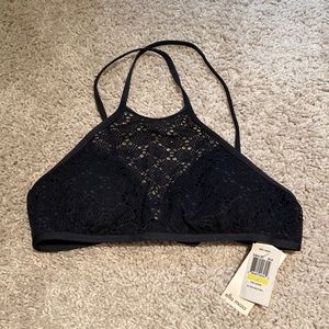 Ella moss black swimsuit top